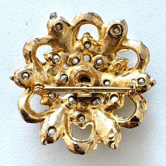 Vintage Rhinestone Brooch - Picture 2 of 5